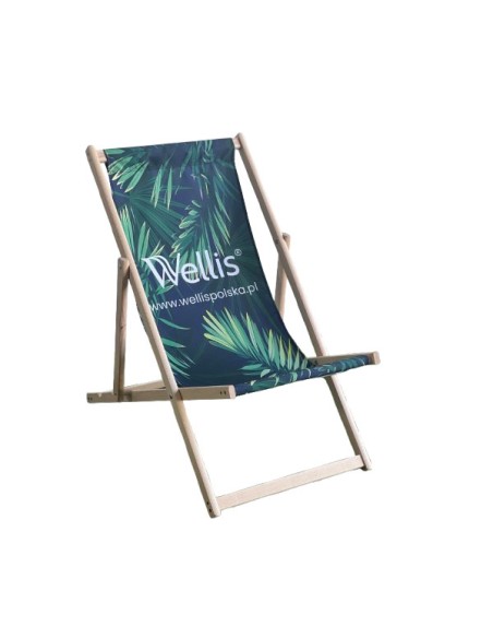 Leżak z logo Wellis