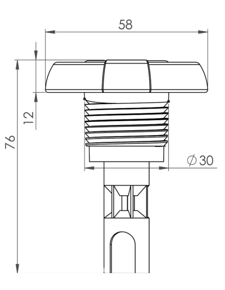 Dysza 2 cale do jacuzzi