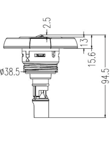 Dysza nierotacyjna 3 cale do jacuzzi