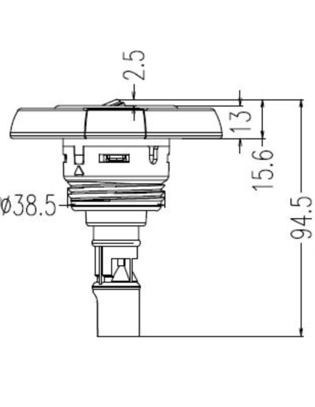 Dysza nierotacyjna 3 cale do jacuzzi