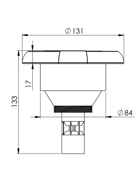 Dysza rotacyjna 5 cali do jacuzzi