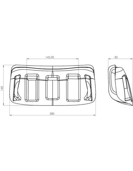 Poduszka do jacuzzi jasnoszara